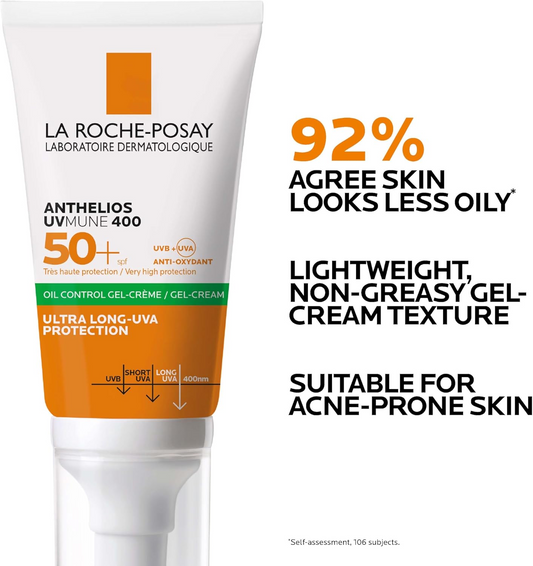 LA ROCHE-POSAY Anthelios UVMune 400 Oil Control Gel Sun screen SPF50+ 50mL
