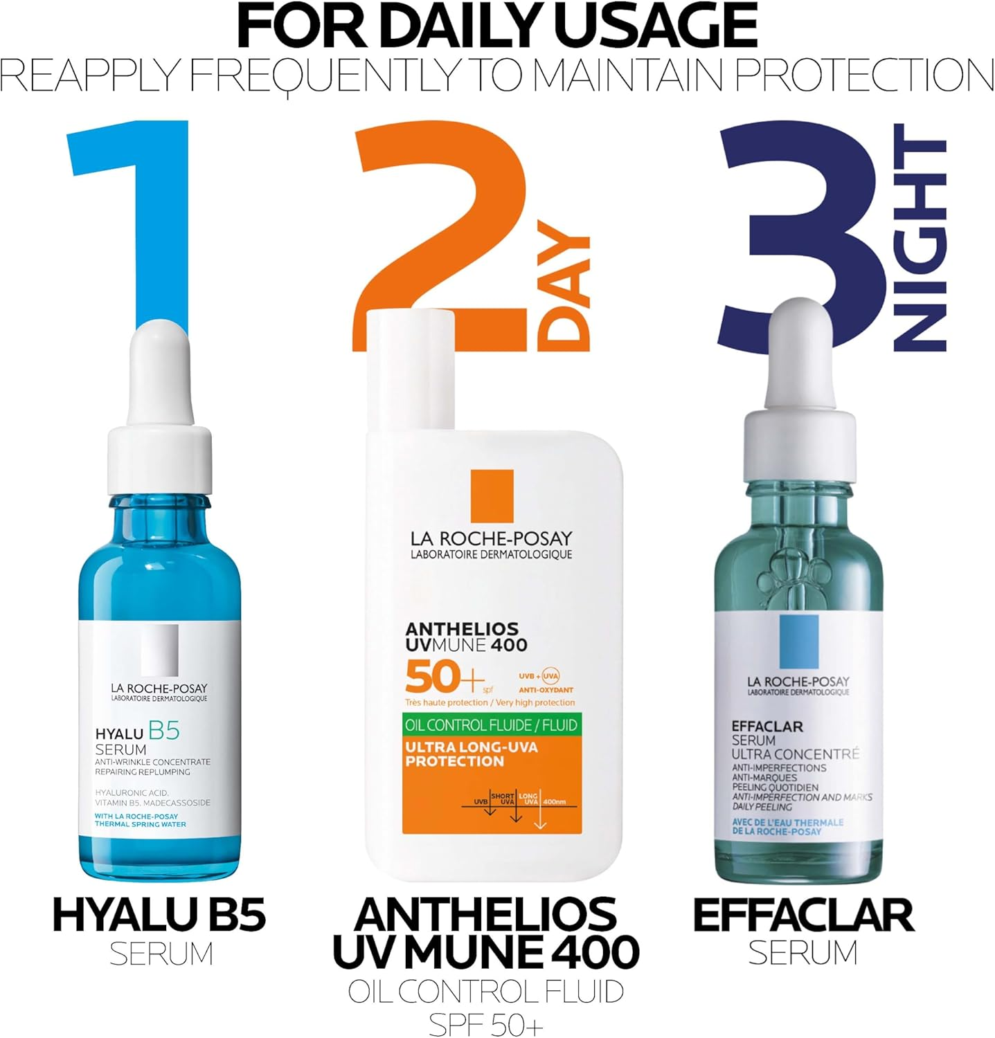 LA ROCHE-POSAY Anthelios UVMune 400 Oil Control Invisible Fluid SPF50+ 50mL